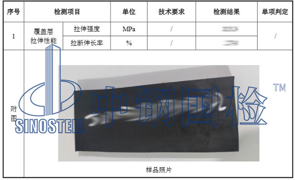 橡胶输送带检测报告结果