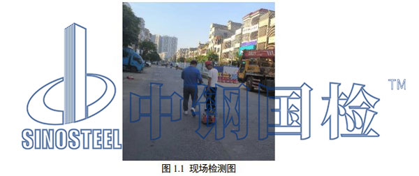 道路工程检测现场