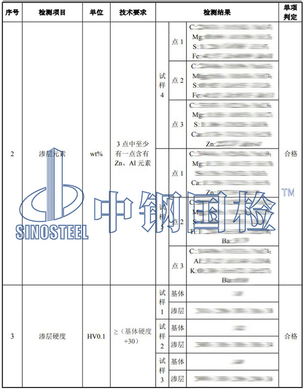 吊篮检测项目结果
