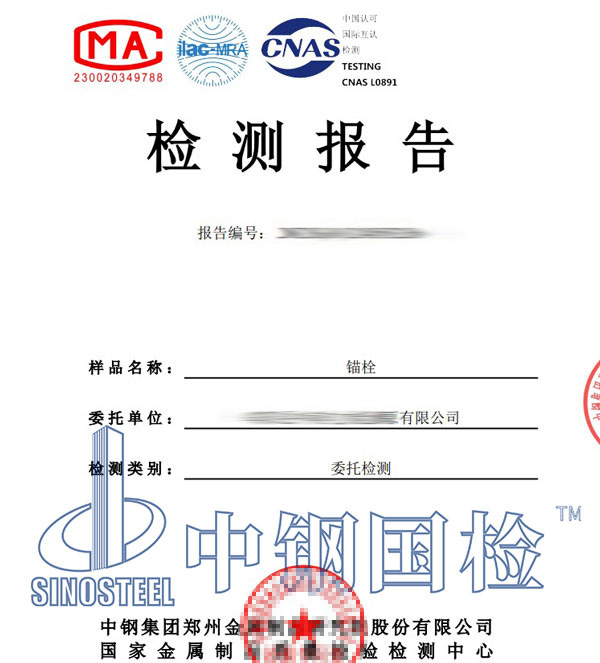 锚栓检测