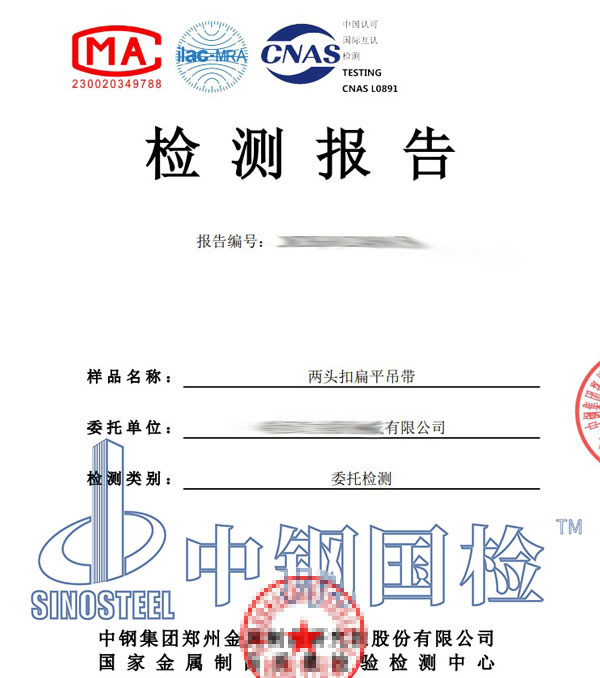 吊具检测报告