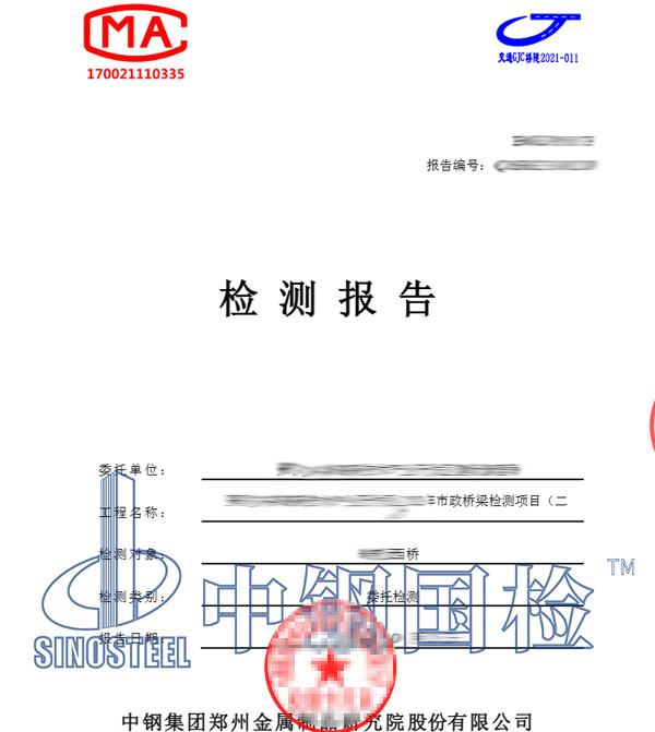 桥梁检测报告