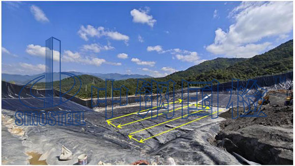 库底探测路径示意图